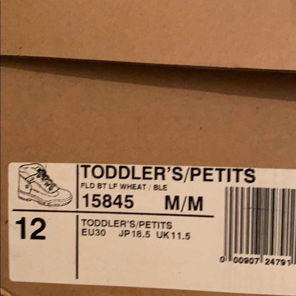 12  toddlers timberland boot